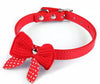 Knit Bowknot Adjustable Leather
