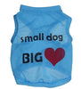 Heart Printed Polyester Pet Vest