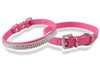 Dog Collar  Leather Rhinestone