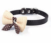 Knit Bowknot Adjustable Leather