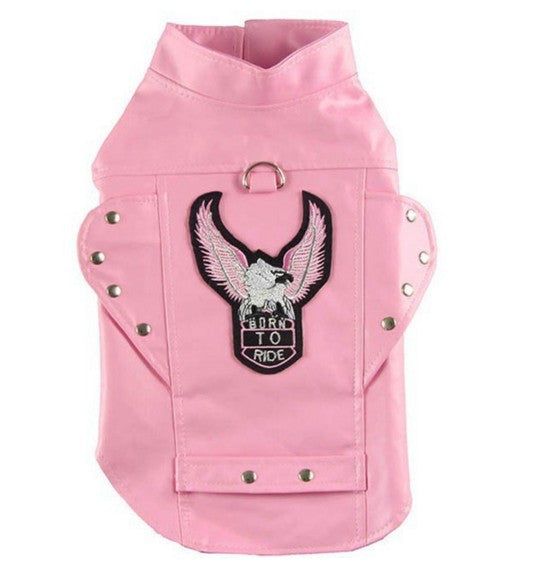 Autumn Pet Leather Vest For Dog